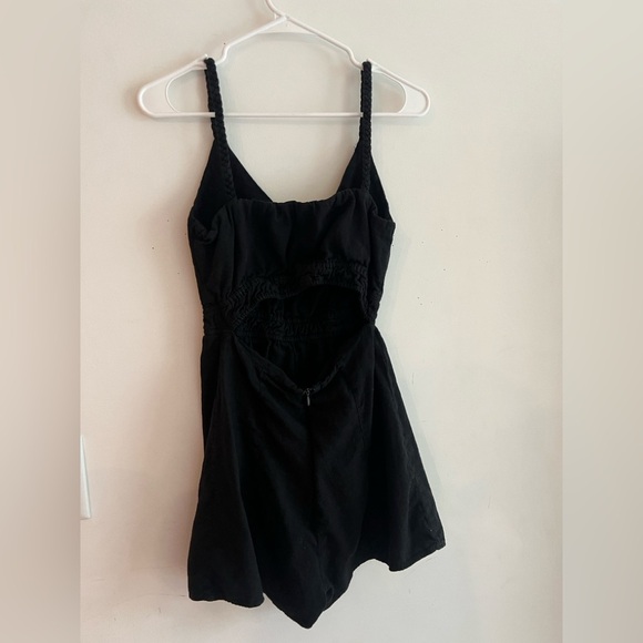 Zara Women’s Black Linen Sleeveless Romper Size XS - Picture 5 of 5